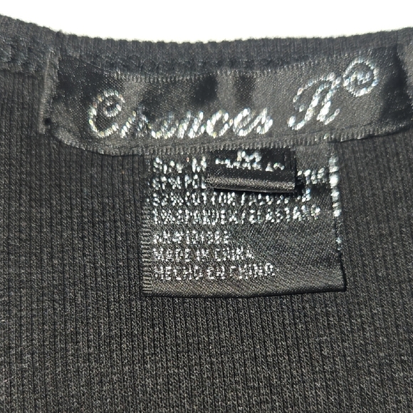 Glamorous Sequin Black and Silver Tank Top - Picture 2 of 8